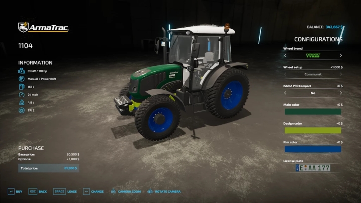 FS22 – Armatrac 1104 Rust Edition V1.1