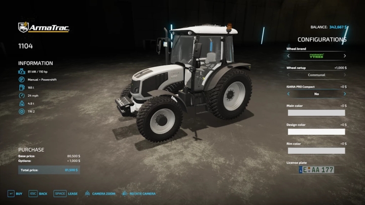 FS22 – Armatrac 1104 Rust Edition V1.1