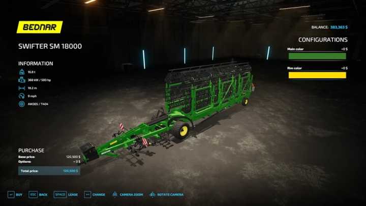 FS22 – Bednar Sm18 Rust Edition V1.0