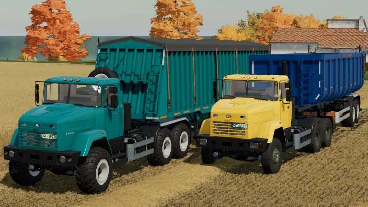 FS22 – Kraz 6443 & Trailers V1.0