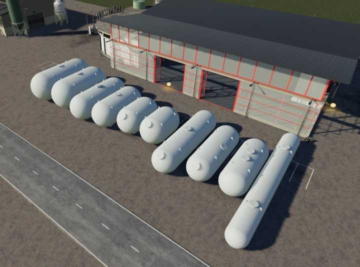 Хранилище для перевозки тяжелых грузов V1.0 FS19 Хранилище для перевозки тяжелых грузов V1.0 FS19