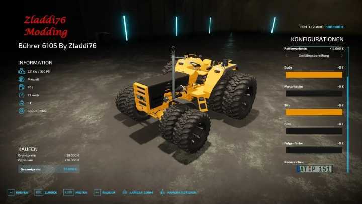 FS22 Buhrer 6105 V1.0