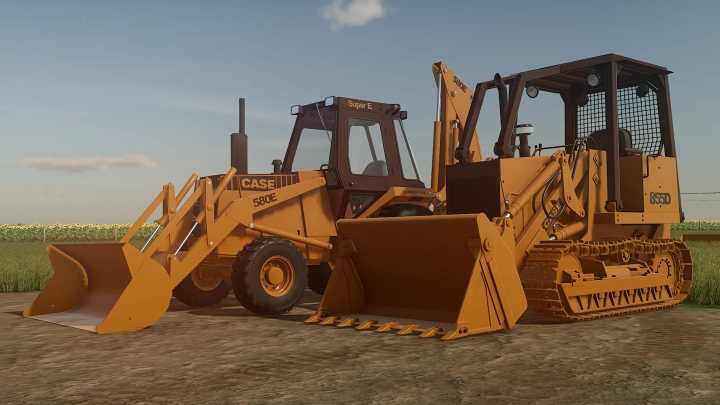 FS22 Case 855D Гусеничный погрузчик V1.0