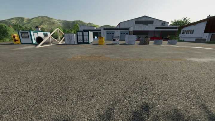 FS22 Construction Item Pack V1.0