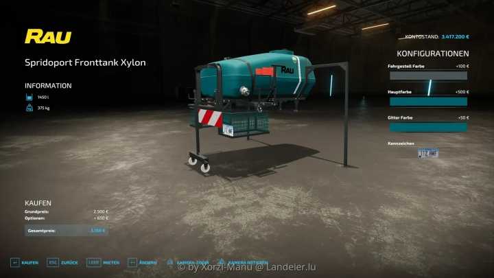 FS22 Fendt Equipment Carrier Pack V1.0.0.3