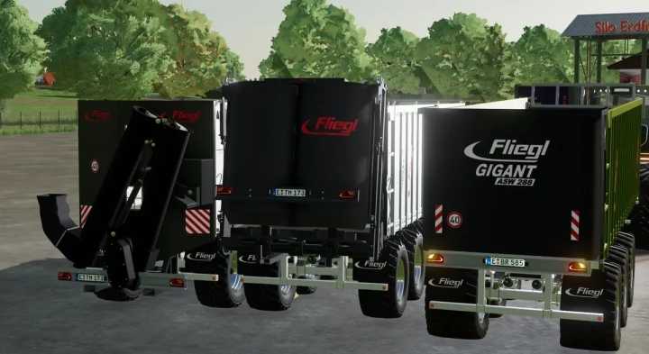 FS22 Fliegl Asw288 Schubboden Multi Trailer V2.3