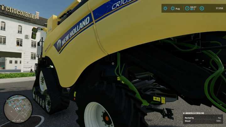 FS22 New Holland Cr 10 + Cutter V1.0