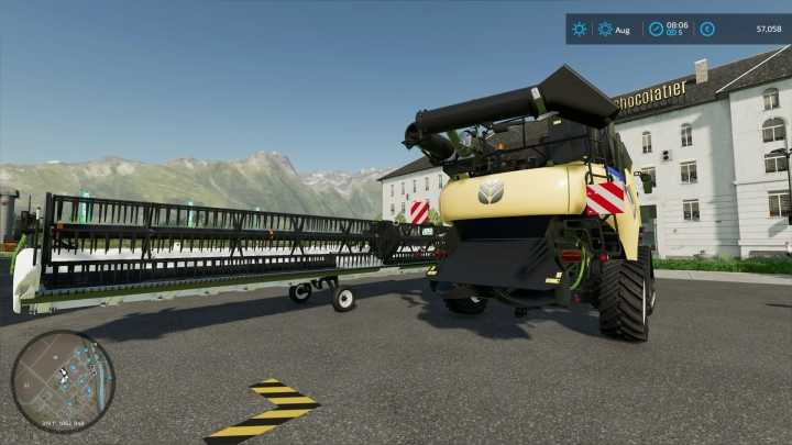 FS22 New Holland Cr 10 + Cutter V1.0