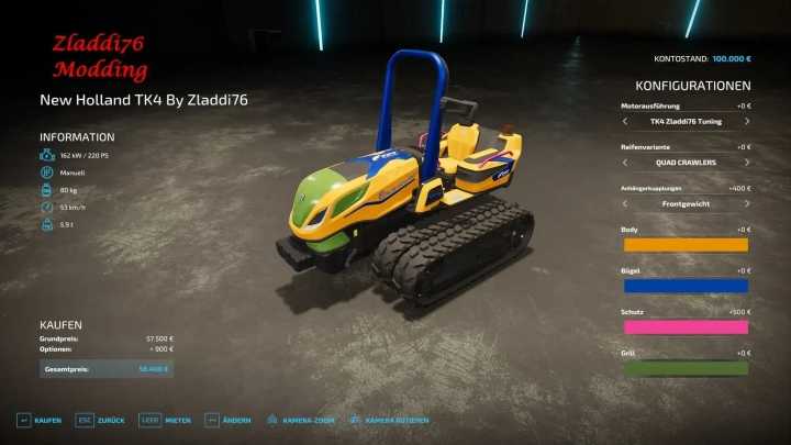 FS22 New Holland Tk4 V1.0