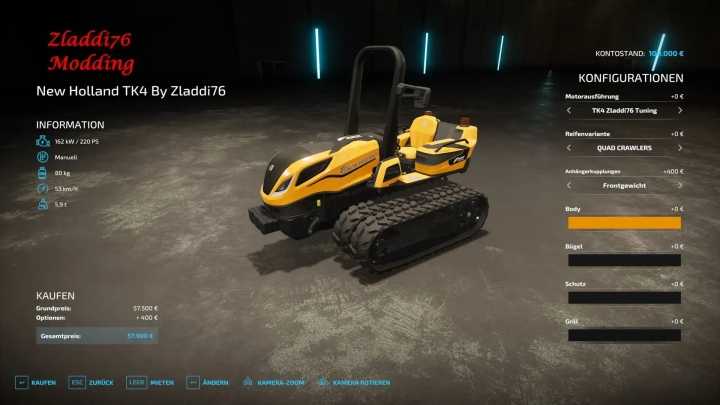 FS22 New Holland Tk4 V1.0