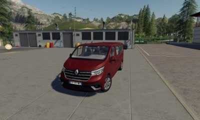 FS19 Renault Trafic Пассажирский фургон L2H1 2022 V1.0