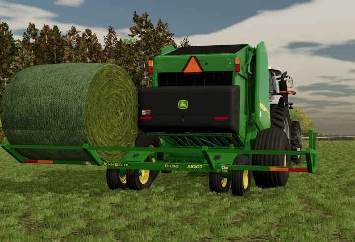 FS22 John Deere 561R + A520R Accumulator Revamped V1.0