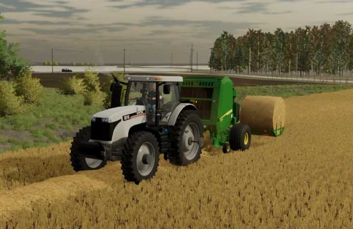 FS22 John Deere 561R + A520R Accumulator Revamped V1.0