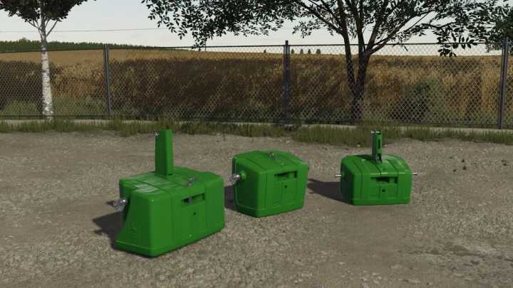 FS22 John Deere Weights Pack V1.0