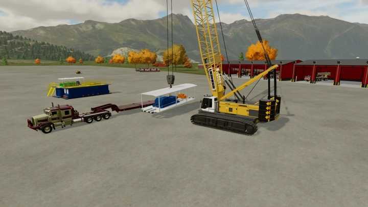 FS22 Liebherr Hs895 Crane V1.0