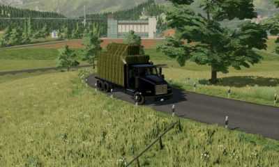 FS22 Ящер V340 Платформа с автозагрузкой V1.0