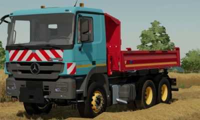 FS22 Mercedes-Benz Actros 2646/3332 6X4 самосвал V1.0