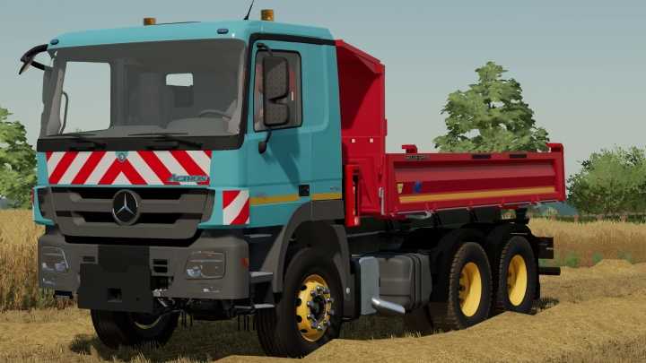 FS22 Mercedes-Benz Actros 2646/3332 6X4 Tipper Truck V1.0