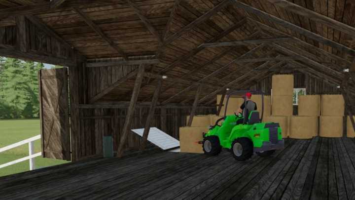 FS22 Old Brick Cow Barns V1.0