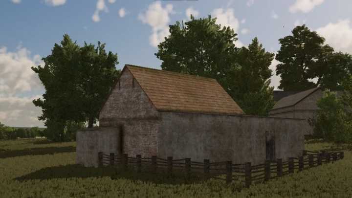 FS22 Old Polish Henhouse With Garage V1.0