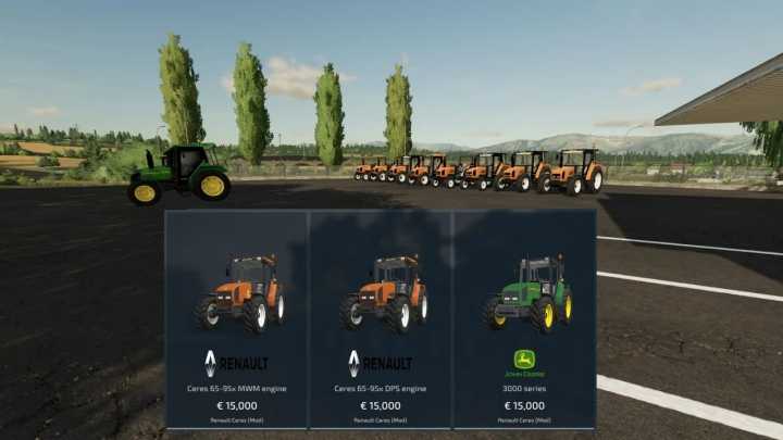 FS22 Renault Ceres / John Deere 3000 Pack V1.0