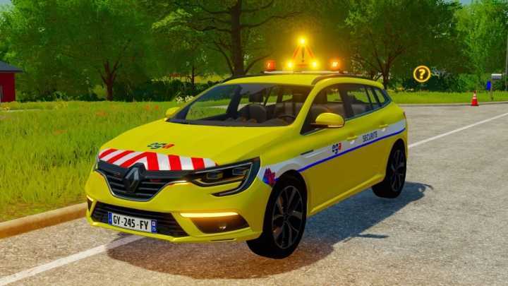 FS22 Renault Megane Iv Estate Ega Security V1.0