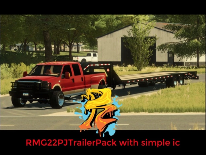 FS22 Rmg22 Pj Trailer Pack With Simple Ic V1.0