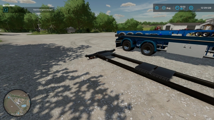 FS22 Volvo F12 En 20Ft En Dtec Chachis V1.0