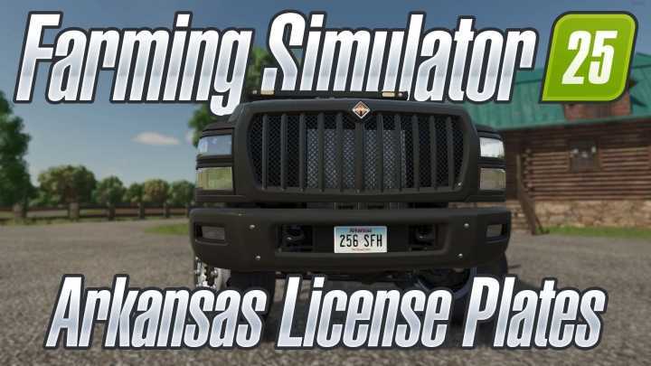 FS25 Arkansas License Plates V1.0