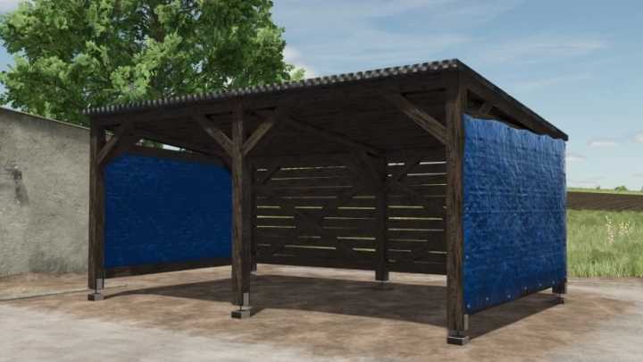 FS25 Bale Shelter/Machine Shelter Package V1.0