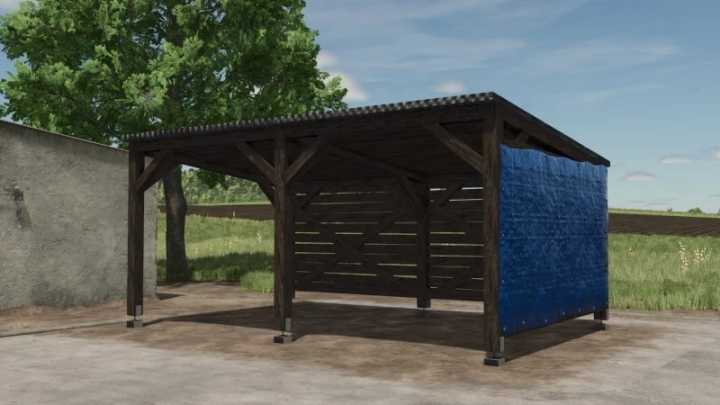 FS25 Bale Shelter/Machine Shelter Package V1.0