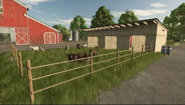 FS25 Barn Sheep Medium 260 Places V1.0