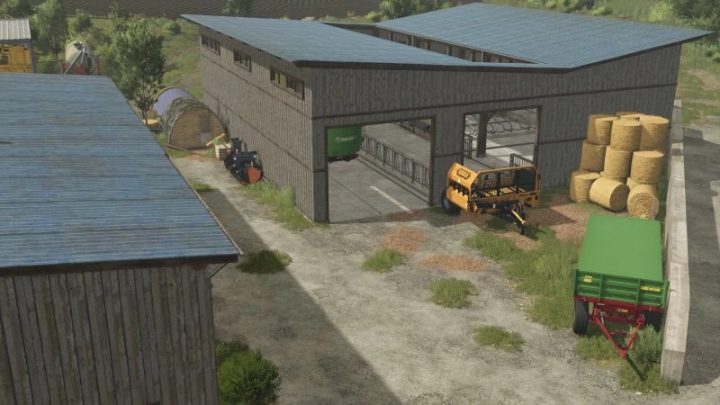 FS25 Barn With Pasture V1.0