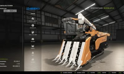 FS25 Лучший комбайн для уборки риса Iseki Hj6130 V1.0