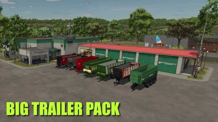 FS25 Bigger Trailers Pack V1.0