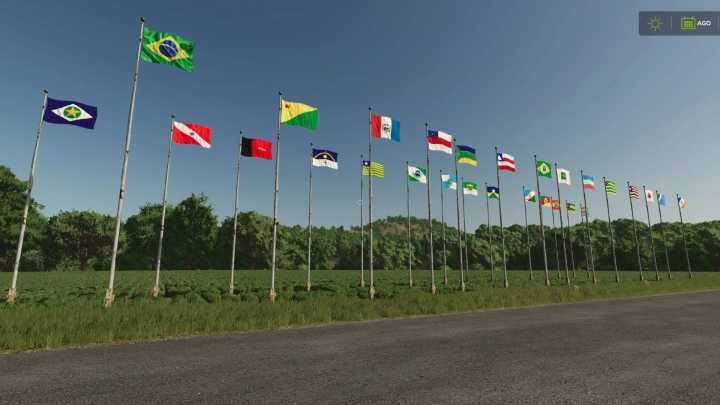 FS25 Brazilian Flags V1.0