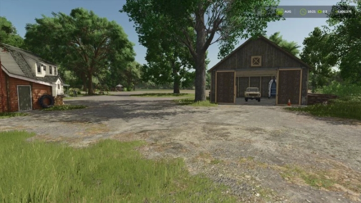 FS25 Empty Farm Lot Riverbend Springs V1.0