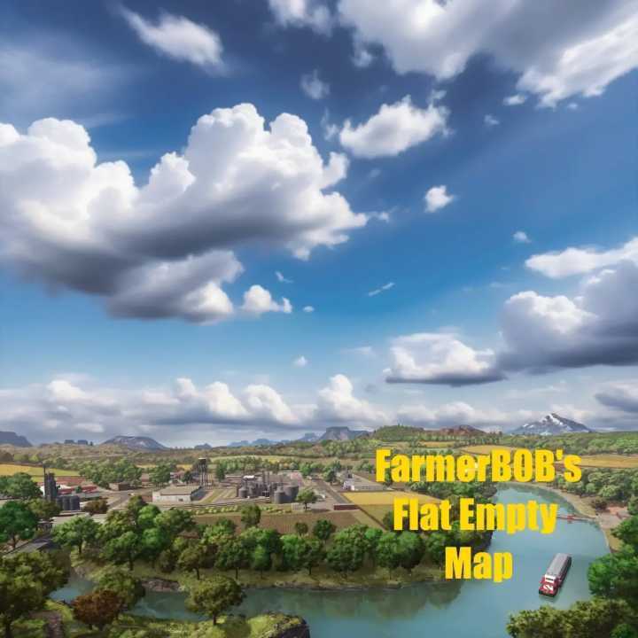 FS25 Empty Flat Map 2X V1.0