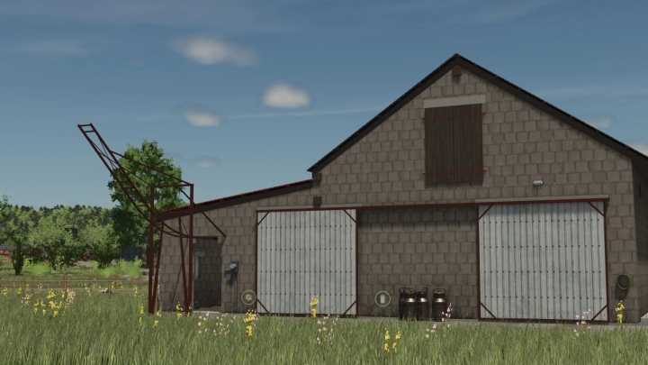 FS25 European Style Barn V1.0