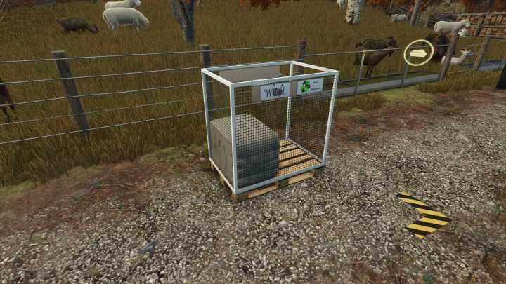 FS25 Fillable Pallet (Wool, Honey, Eggs) V1.0.0.1