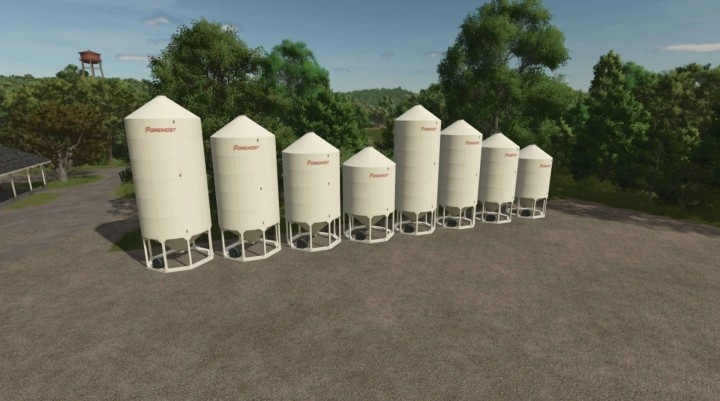 FS25 Foremost Smoothwall Hopper Bins V1.0