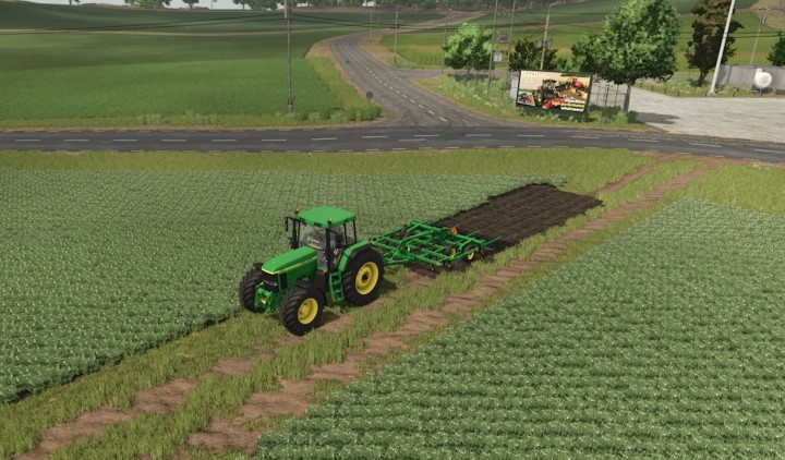 FS25 John Deere Cultivator (Create Fields) V1.0