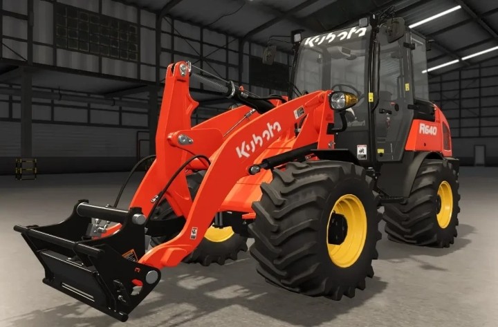 FS25 Kubota R640 Wide Tires + Rim Color V1.0