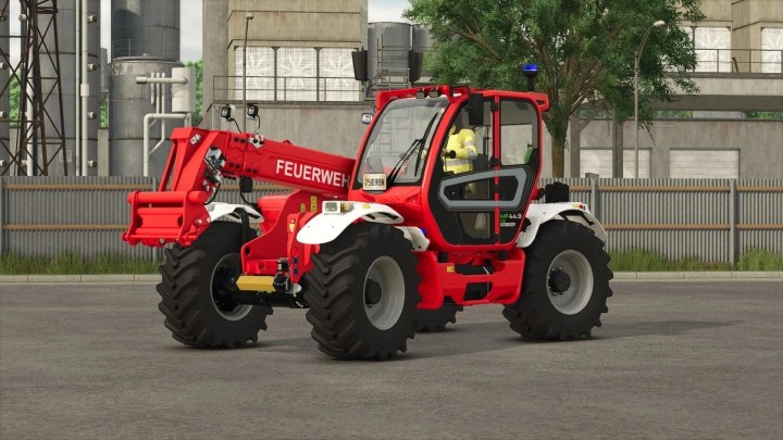 FS25 Merlo Multifarmer 449 Fire Department V1.0