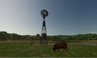 FS25 Старая ветряная мельница Free Water V1.0