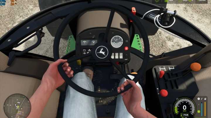 FS25 Realistic Camera With Hand On Steering Wheel V1.0