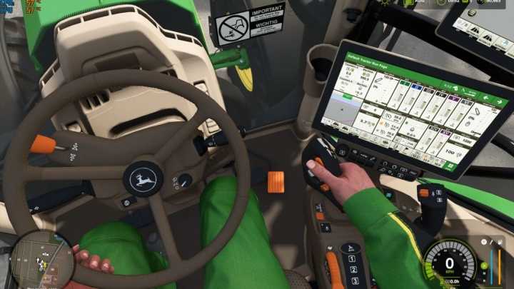 FS25 Realistic Camera With Hand On Steering Wheel V1.0