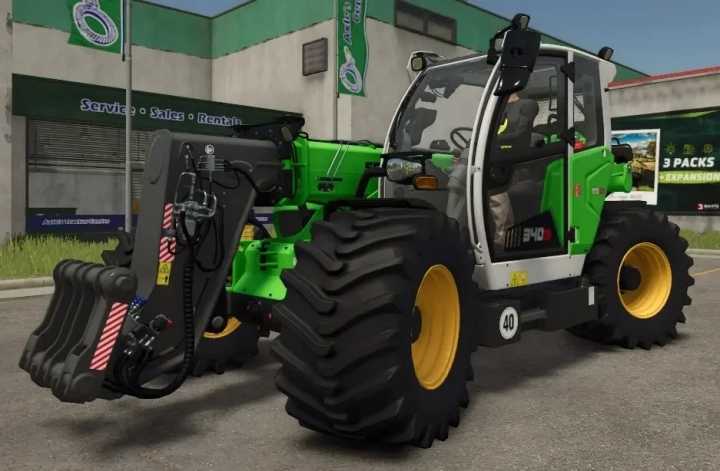 FS25 Sennebogen 340G Wide Tires + Color Rims/Chassis V1.0