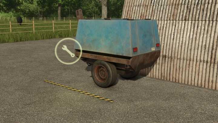 FS25 Small Stational Workshop Trailer V1.0