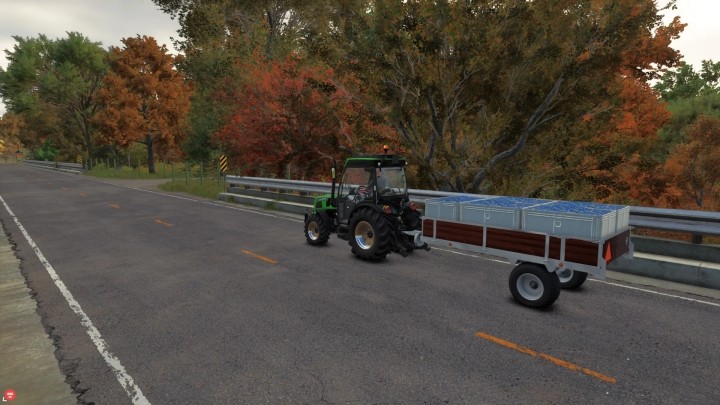 FS25 Vine Hand Harvest Trailer V1.0.0.1